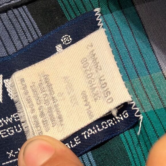 Wrangler Extra Long Tail Cowboy Cut 16 Pearl Snap Vintage - Picture 4 of 6